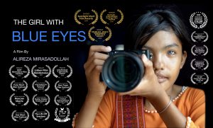 the girl with blue eyes