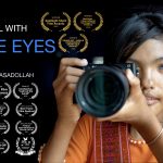 the girl with blue eyes