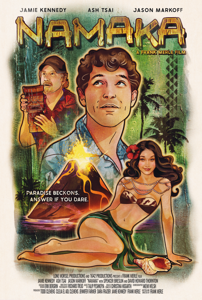 Ash Tsai as the mysterious Namaka in Frank Merle’s Hawaiian supernatural thriller Namaka.