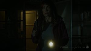 Bonnie Root as Rachel in Lila McLaughlin’s independent horror film Don’t Let Them Out.