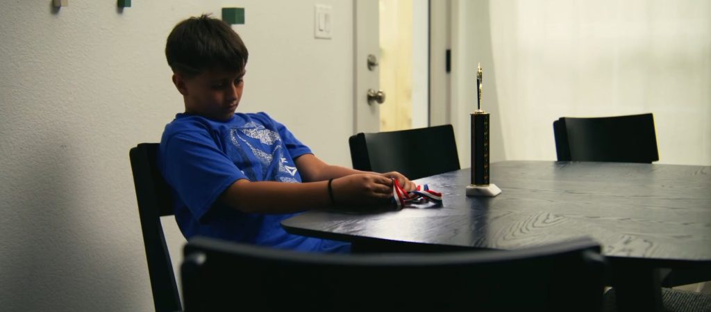 Abe López as Chris Perez in Mike Lewis's short revenge thriller Dr. Carter.