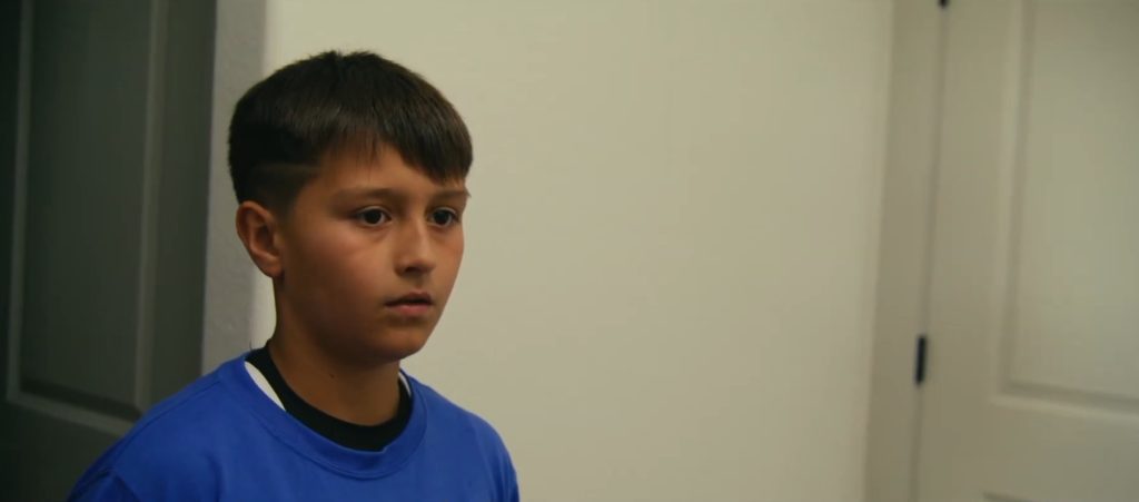 Abe López as Chris Perez in Mike Lewis's short revenge thriller Dr. Carter.