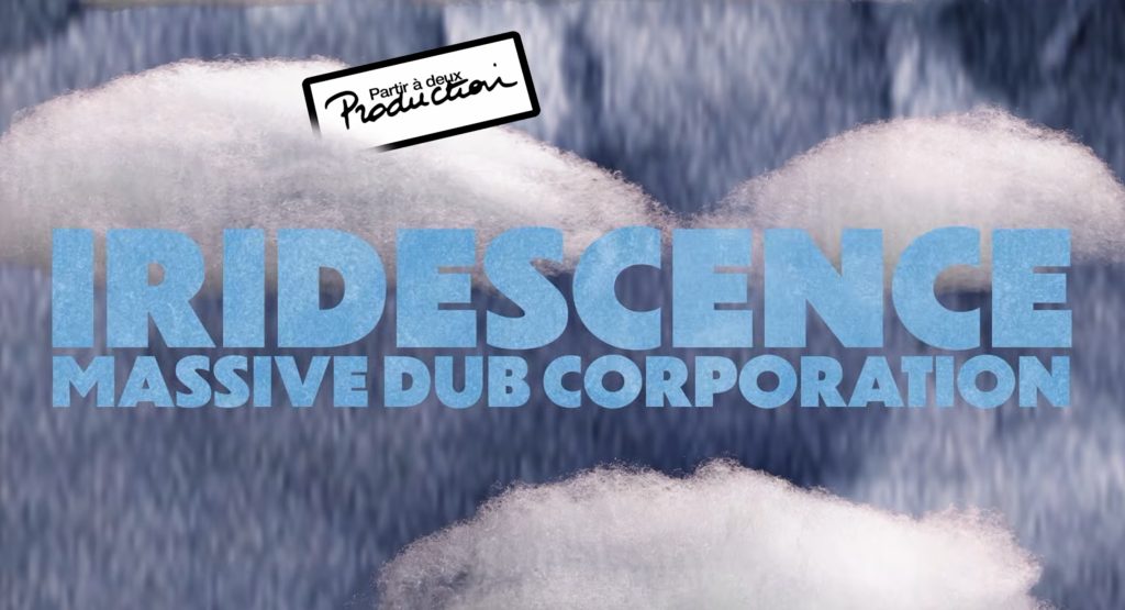 The water-carrying drone travelling through the animated dystopian world of Adrien Lhoste’s Iridescence music video.
