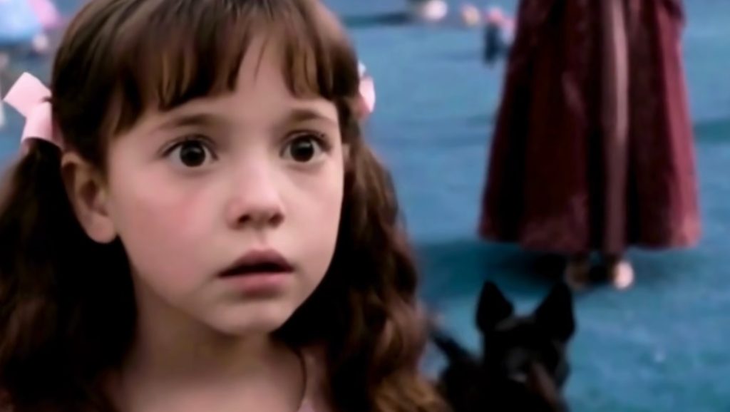 Dorothy journeys through the AI-generated land of Oz in Dustin Lee Loop's experimental short film The Wonderful Wizard of Oz AI Version.