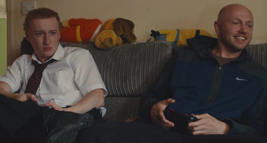 AJ Jones and Max Ainsworth as Uncle Tommy and Mikey in Jack McLoughlin’s Liverpool-set short film Uncle Tommy.