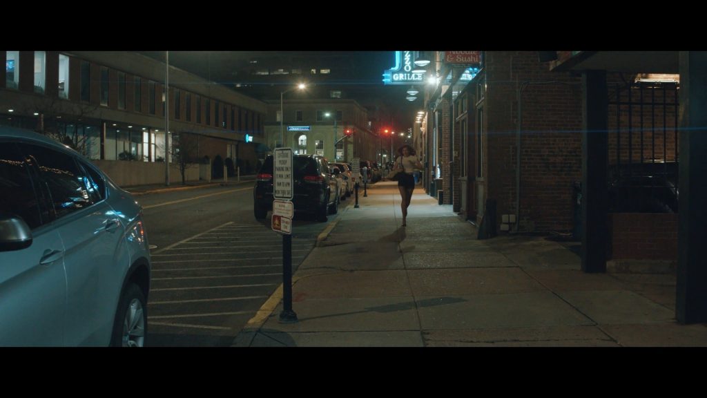 Alivia Levie as Sabrina in Sean O. McGuiness' psychological thriller She Listens Alone