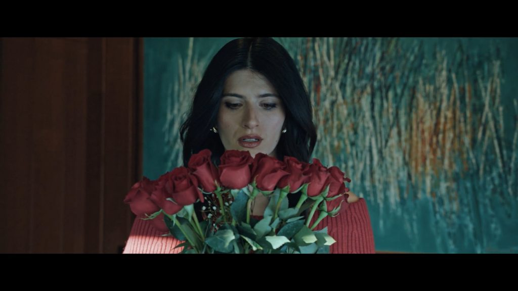 Alivia Levie as Sabrina in Sean O. McGuiness' psychological thriller She Listens Alone