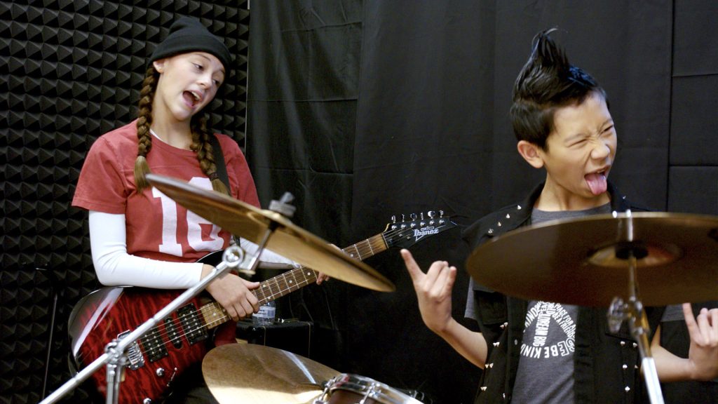 The young cast of C.G. Ryche's musical comedy short film Saving Cedar