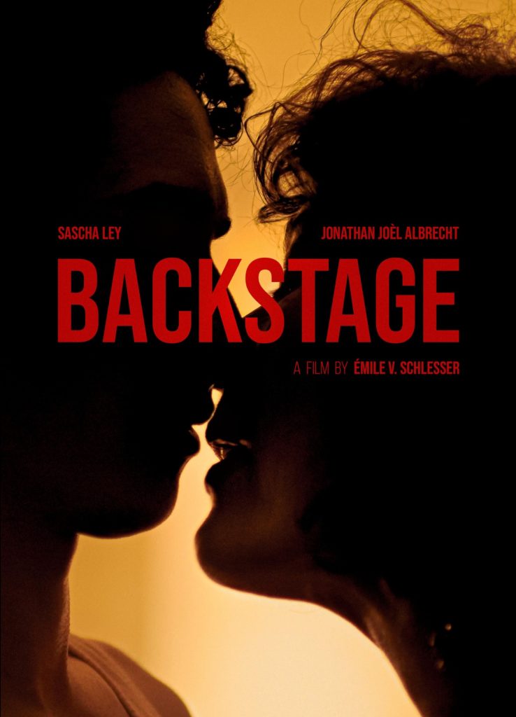 Jonathan Joél Albrecht as Lukas in Émile V. Schlesser's short film Backstage