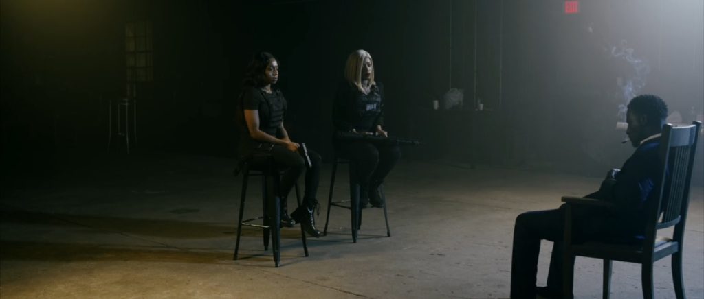 LaToya Patrice Suber and Shannyn Stallworth star as rival operatives in Freddy Long's espionage thriller Feel the Burn