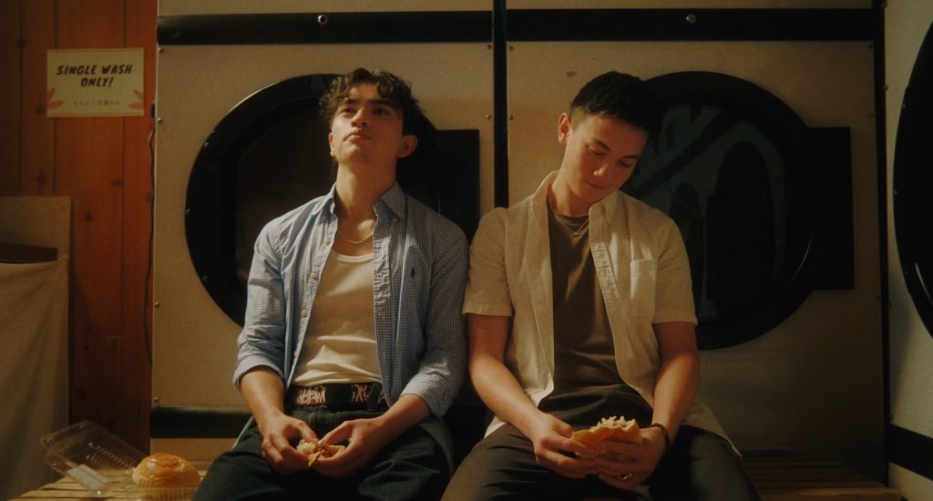 Hiroki Berrecloth as Vinnie and Frank Kauer as Ryan in Molly
