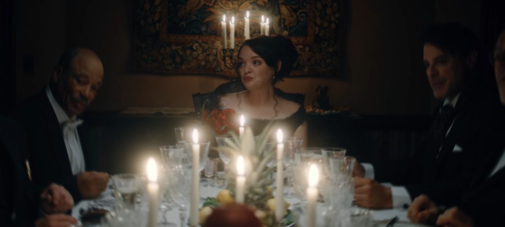 Katie Vincent as Katherine Greene in the period dark comedy Plucked