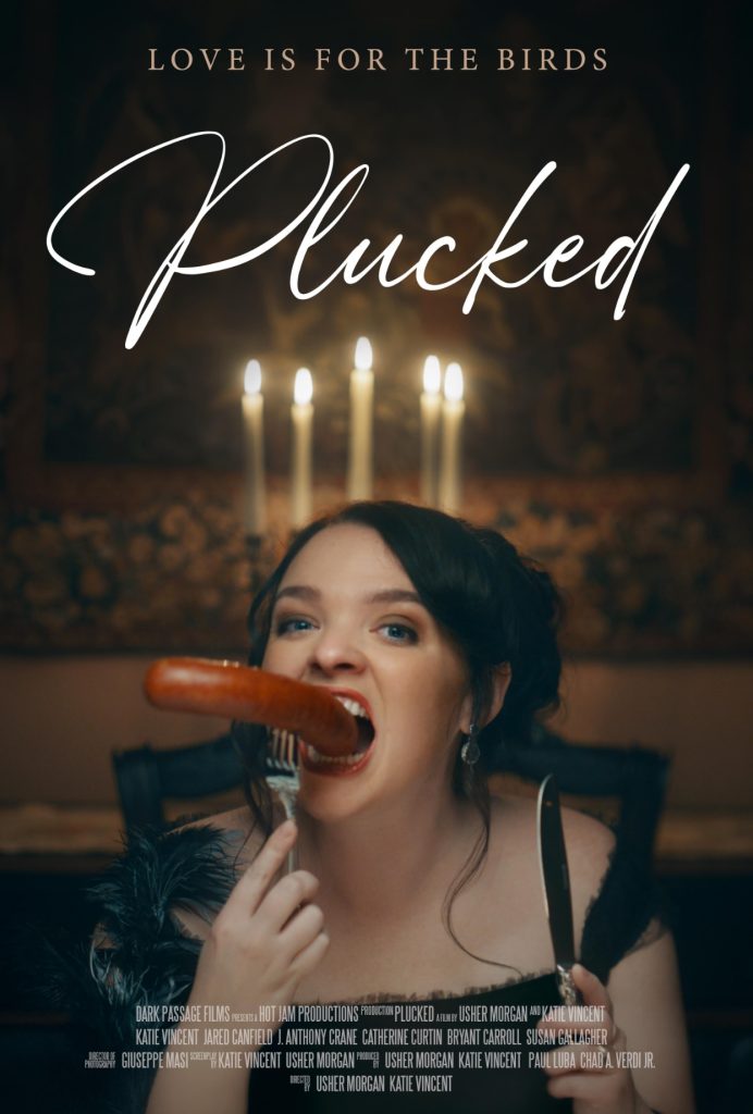 Katie Vincent as Katherine Greene in the period dark comedy Plucked