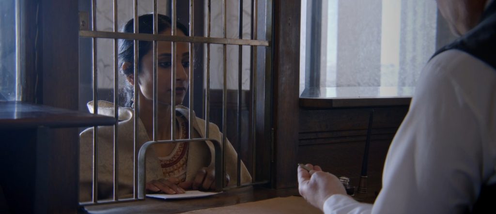 Naosheen Ahmed as Padmavati Chandra in Reenita Malhotra Hora's historical short film Revolution's Wife