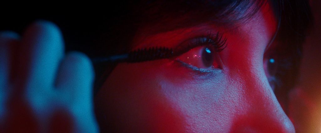 Bárbara Soares as Victoria in Darragh Hynes' giallo inspired horror short Unveiled