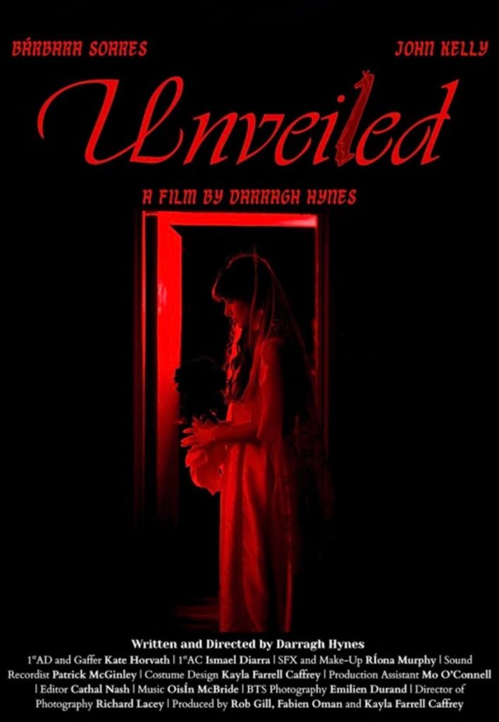 Bárbara Soares as Victoria in Darragh Hynes' giallo inspired horror short Unveiled